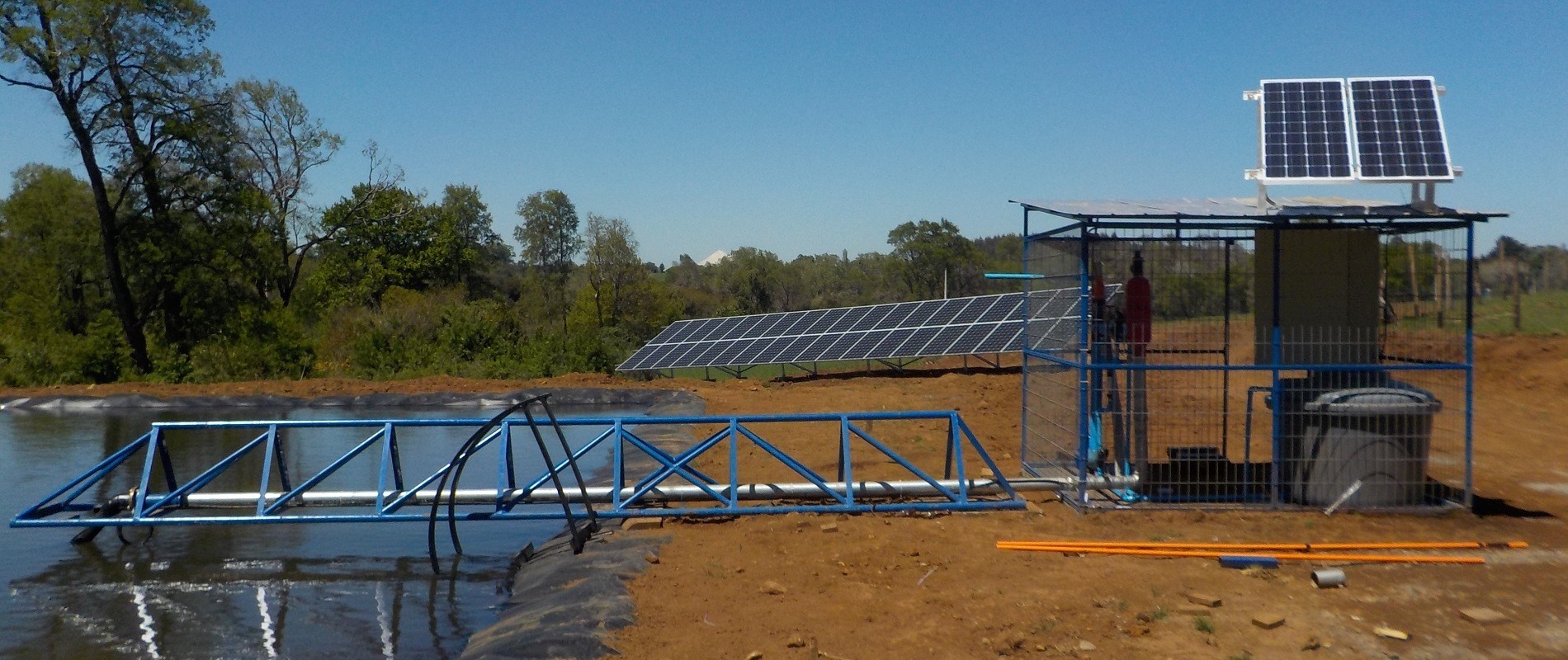 Sistema de Riego Directo Fotovoltaico con programador de riego en Victoria
